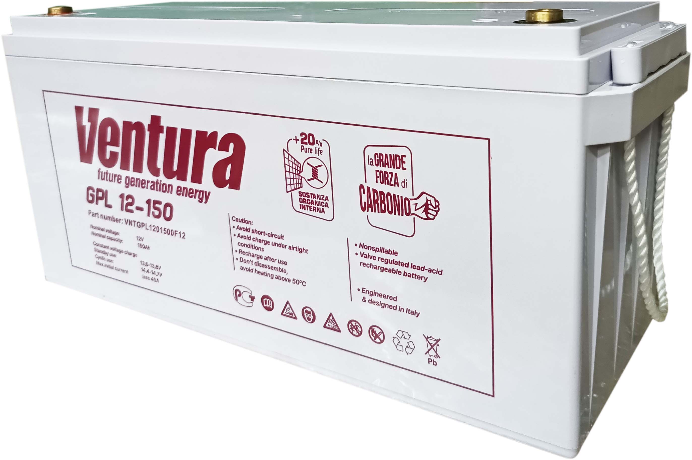 Батарея акумуляторна VENTURA GPL 12-150 (1042424)